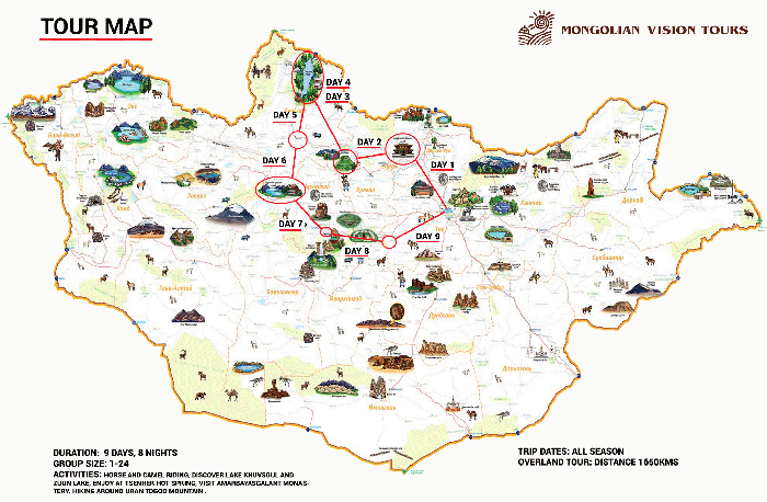 Khuvsgul_Lake_Tour_map